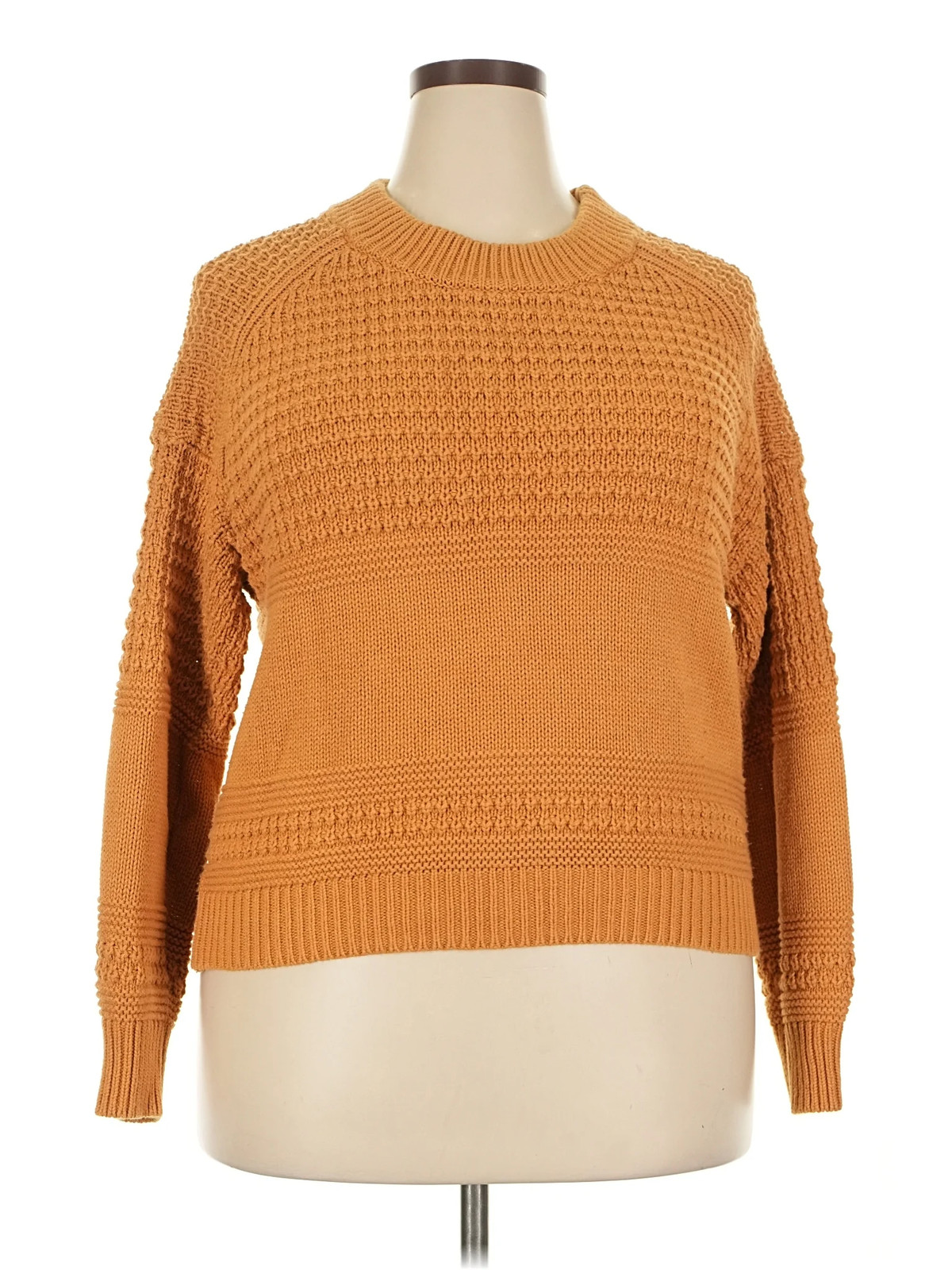 Universal Thread Women Orange Pullover Sweater XXL - image 1