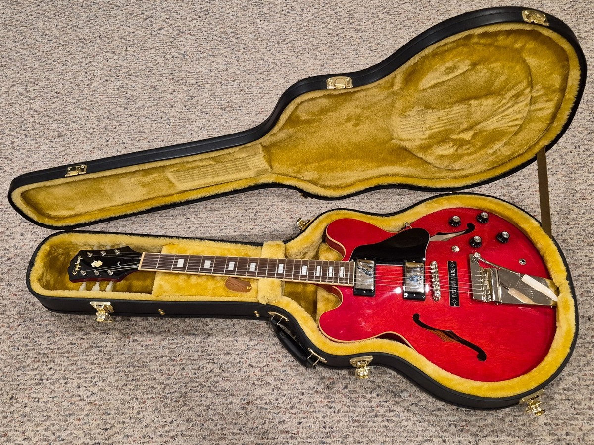 Epiphone Joe Bonamassa 1962 ES-335 w/ Hard Case and COA | eBay