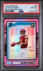 2024 Panini Donruss -Jayden Daniels #389 Optic Preview Pink Prizm (RC) PSA 10