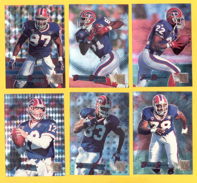 1995 Fleer Metal Buffalo Bills Set JIM KELLY BRUCE SMITH ANDRE REED C BENNETT