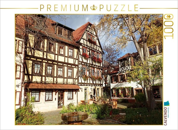 Calvendo Puzzle Fountain In Zwerchgasse In Neustadt An Der WeinstraßE | 1000 Pie-image