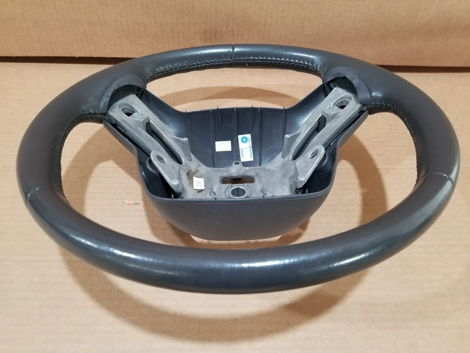 97-01 Jeep Cherokee XJ Factory OEM Leather Steering Wheel - Image 3 of 4