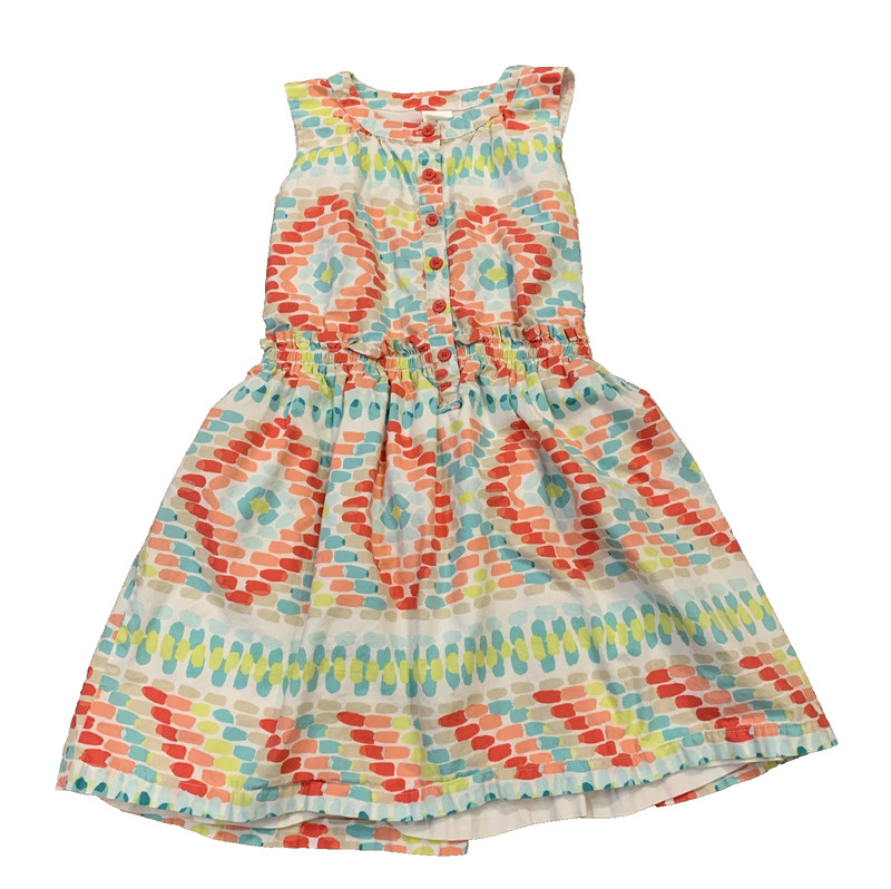 Gymboree Multi-Color Dress Girls Size 7 Cotton