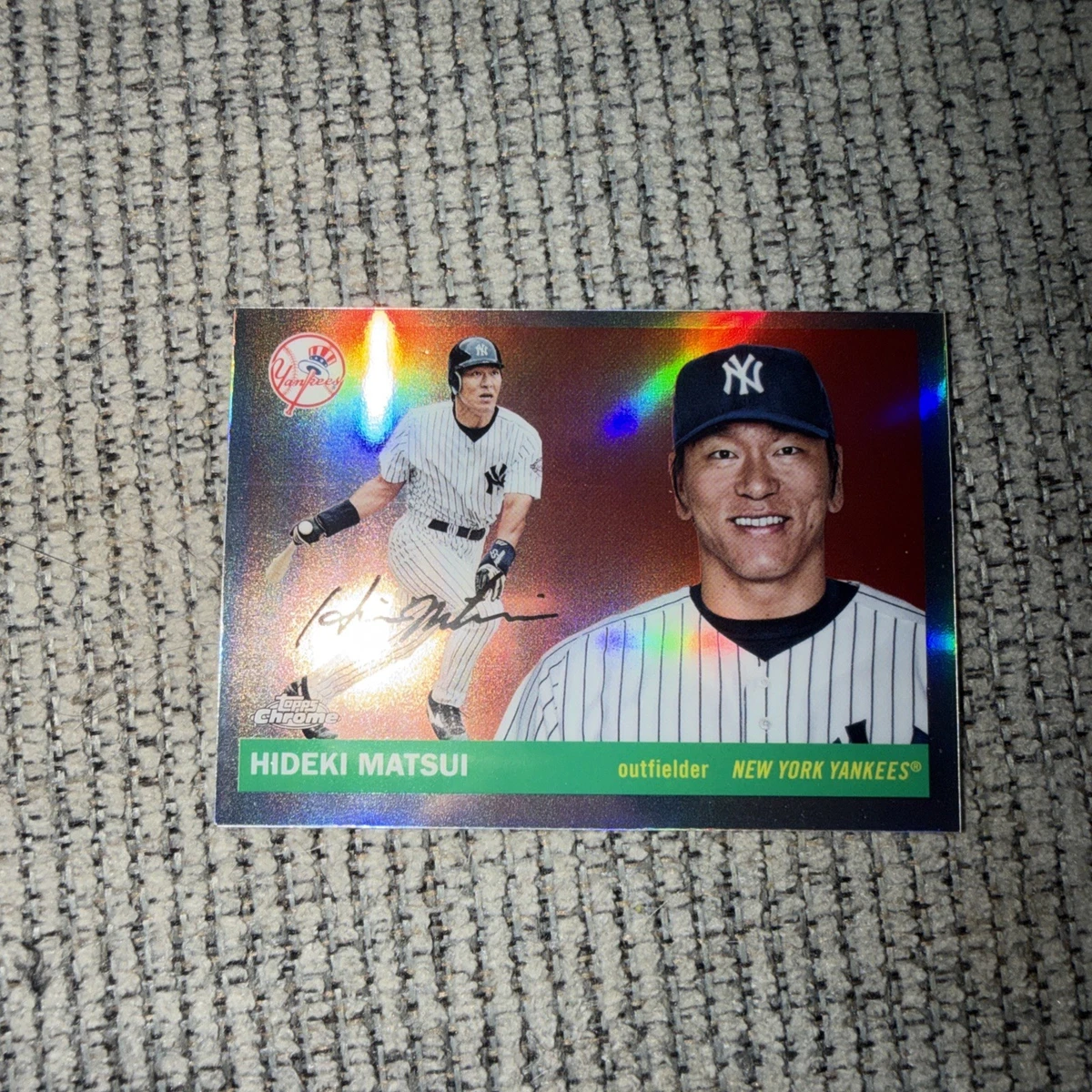 Topps Hideki Matsui New York Yankees Baseball Sports Trading Cards