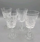 Vtg Waterford KYLEMORE Crystal White Wine Glasses Set of 4