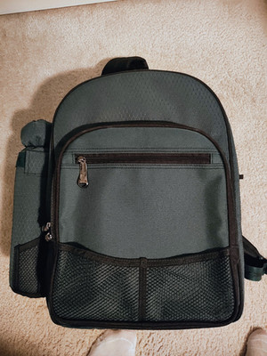Picnic Time Picnic Backpack Safari Green (New No Tags)