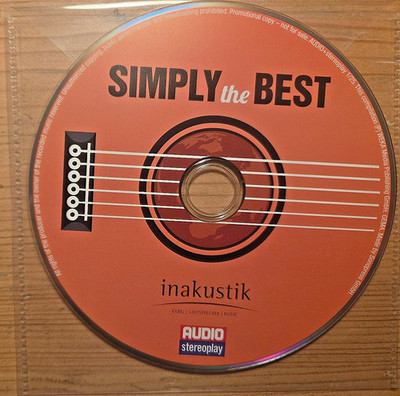 Nes Dr. Dog McKinley Black - Audio Stereoplay inakustik Simply The Best 01/25 CD