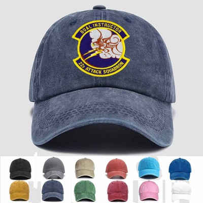 Customized Personalization Embroidered USAF 22d ATTACK SQUADRON, Trucker Hat