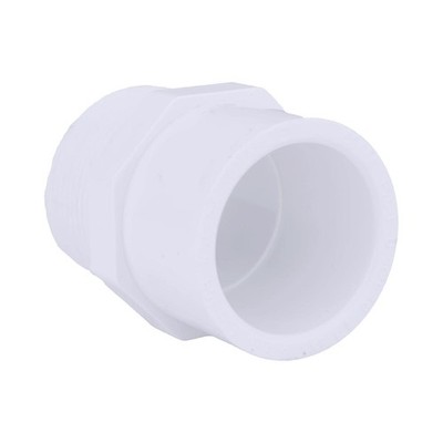 Charlotte Pipe PVC 02110 1400 Sch 40 PVC Adapter 1-1/2 MPT x 2 Socket Dia. in.