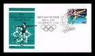 US COVER WINTER OLYMPICS ALBERTVILLE FRANCE FIGURE SKATING FDC ARTMASTER