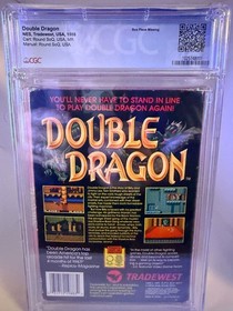 Double Dragon NES 1988 Graded 7.0 Nintendo Classic