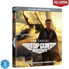 Top Gun Maverick DVD Blu-ray Tom Cruise Action Movie Elite Pilots Survival
