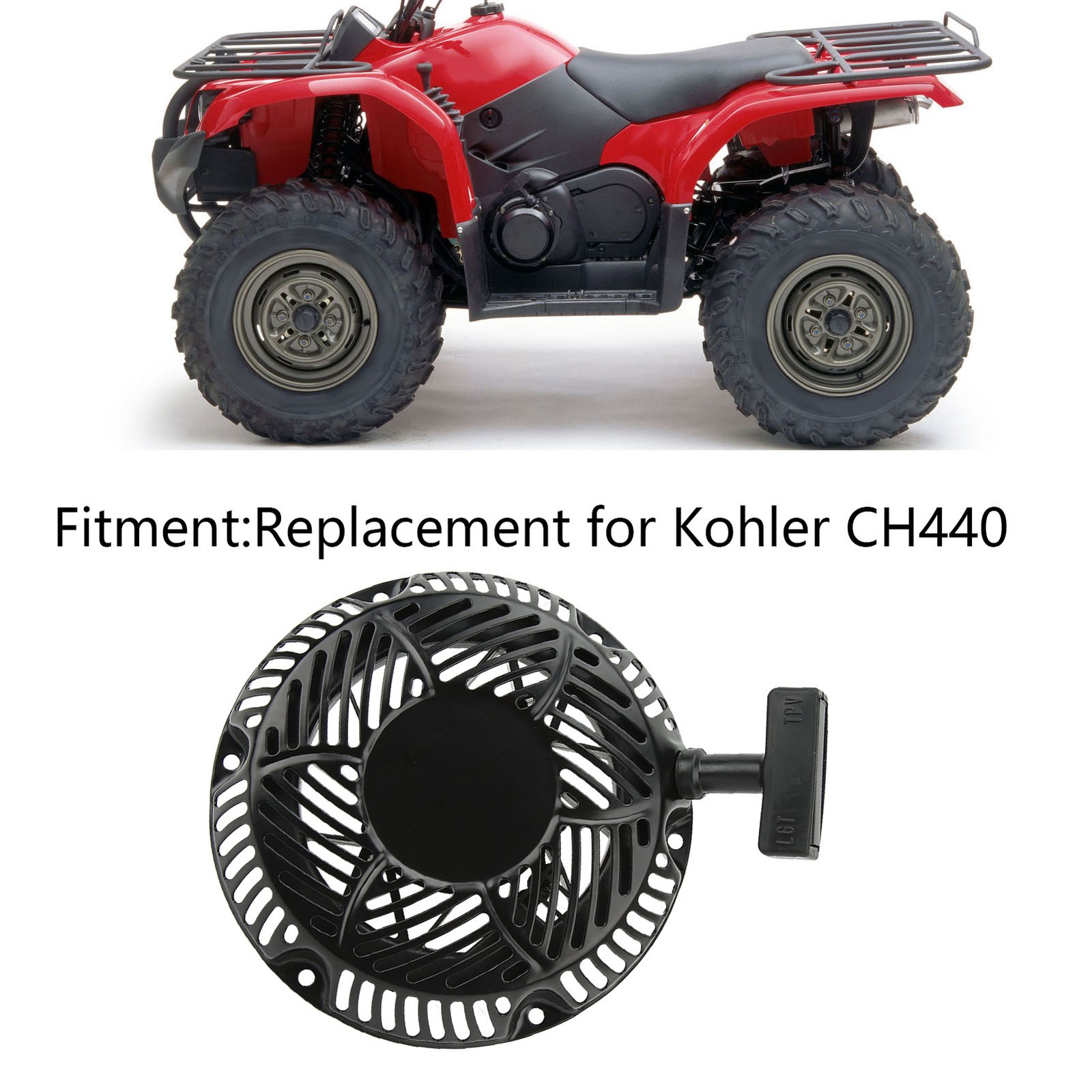 High Performance Rewind Recoil Starter For CH440 Engine Pull Start For