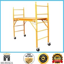 PRO-SERIES 6x6x2.4ft Baker Drywall Scaffold 1000lb Load Rolling Platform