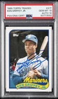 1989 TOPPS TRADED #41T KEN GRIFFEY JR. ROOKIE RC PSA 10 AUTO 10