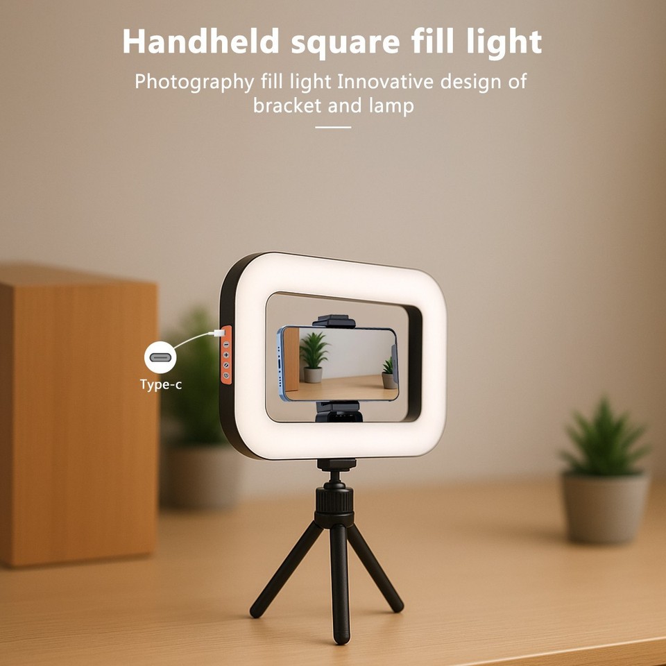 Portable LED Ring Fill Light Studio Photo Video USB Dimmable Lamp ...