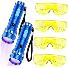 Auto Air Conditioner Leak Detector Tool Flashlight 2 Pieces Car Leak Test 