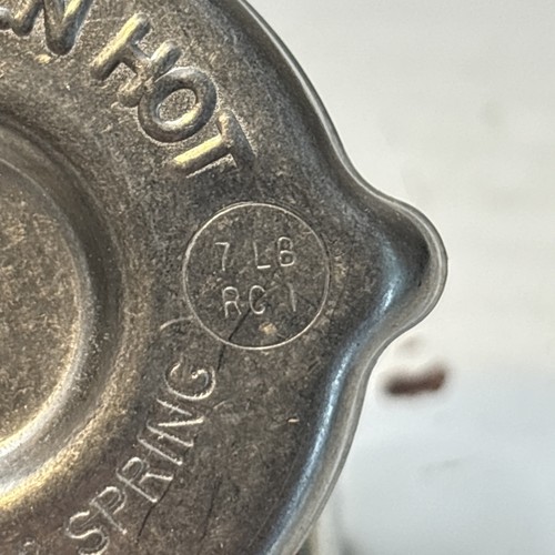 GM RC-1 Radiator Pressure Cap 7 # Vintage NOS Stainless Corvette 850795 Delco - Picture 2 of 5