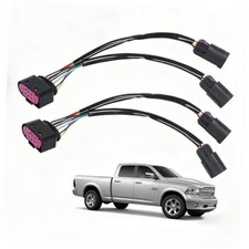 2Pcs Quad Housing to Projector Headlight Conversion Harnesses - Fit for Ram