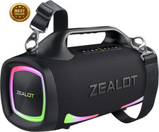 Bluetooth Speaker, 120W Booming Sound Speakers Wireless, Dual Pairing, Xbass, 24
