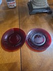 Vintage Anchor Hocking Royal 2 Round Saucers — photo 1