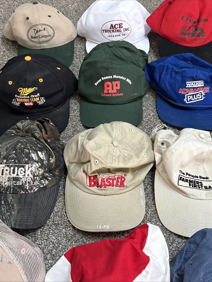 Lote de 35 sombreros (SnapBacks, Harley Davidson's, Trucker, Billabong) Flea Market Foto 3 de 4