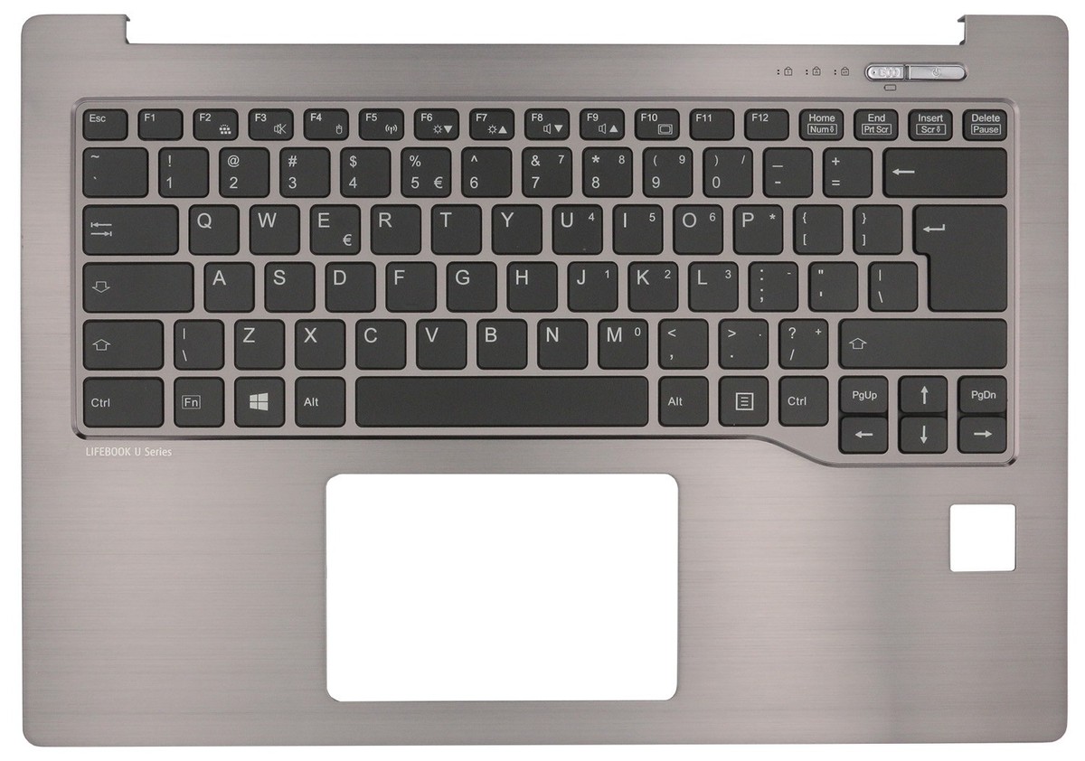Original US Keyboard w/ Upper Palmrest for Fujitsu LIFEBOOK U