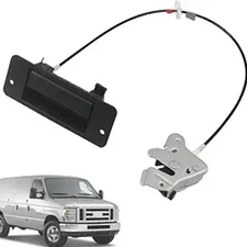 Lower Door Latch with Handle Assembly Compatible with 1992-2009 E150 E250 E350 E