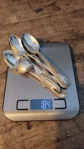 Eight (8) Virginian Sterling Silver Place Flatware Silverware 184 gr 925 Scrap