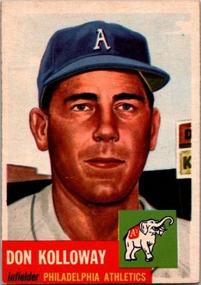 1953 Topps Don Kolloway #97b EX