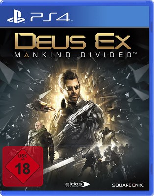 PS4 / Sony Playstation 4 - Deus Ex Mankind Divided DE mit OVP sehr guter Zustand