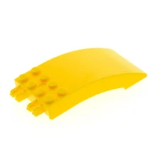 1x Lego Cockpit 8x4x2 Yellow Curved Roof 4199297 50339 52978 46413