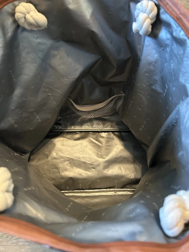 Fit and Fresh Insulated Backpack Lunch Bag Neon Teal Moroccan Style Design  - Image 4 of 4