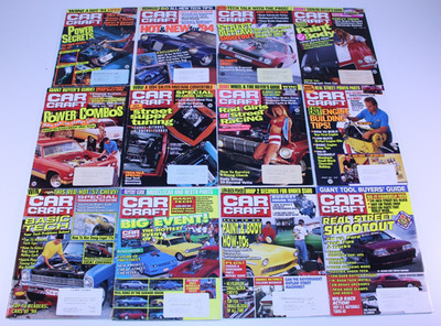 Car Craft DIY Street Performance Magazine Lot Bundle 1994 Complete Year Set Full