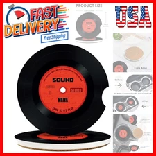 2 Pack Car Coaster, Absorbent Ceramic Stone Cork Base Drink Coasters 2.6 Inch...