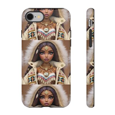Tough Cases, Hip Hop Winter Black Girl Phone Cover, Protective Phone Case,