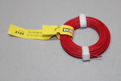 Brawa 3142 10m Red Wire 0.2mm² H0 Scale