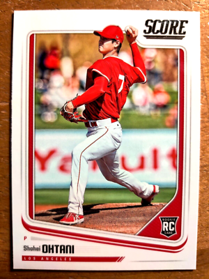 Shohei Ohtani 2018年ルーキー SHOHEI OHTANI 2018 PANINI SCORE ROOKIE RC #16 LA ANGELS MVP! JAPAN