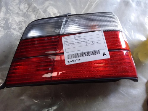 BMW 3 SERIES RIGHT TAILLIGHT E36 SED (CLEAR FLASHER) 05/91-09/00 91 92 93 94 95