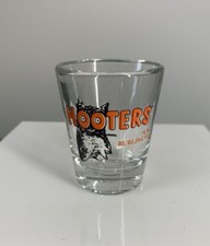 Hooters- Burlington North Carolina Clear Shot Glass- 2 3/8โ Tall-USA Made