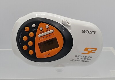 Sony Walkman SRF-M80V AM/FM Weather Sport Radio + JBL FOCUS 300