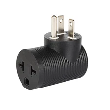 Right Angled Power Adapter, Downward Angle Power Adapter, Angle Nema 5-20P Male