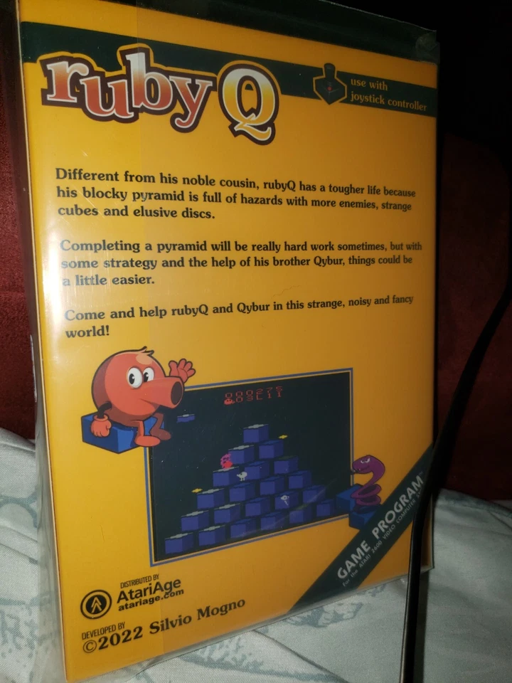 New NIB Atari 2600. Ruby Q discontinued limited edition run cib Qbert Q bert nes - Image 2 of 4
