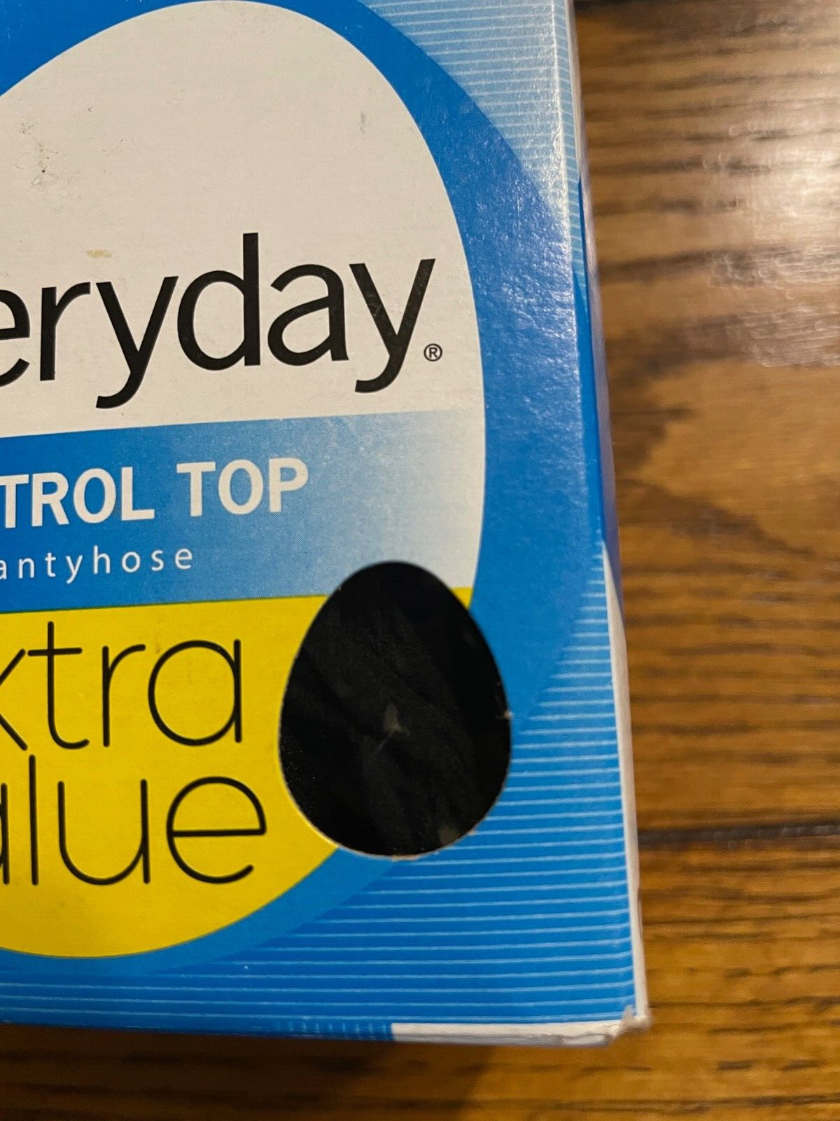 2 Pair L'eggs Everyday Control Top Sheer Toe Pantyhose Jet Black - Size B