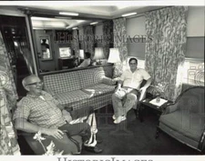 1986 Press Photo Private Railroad Car Owned by Bill Quattro of Pittsburgh