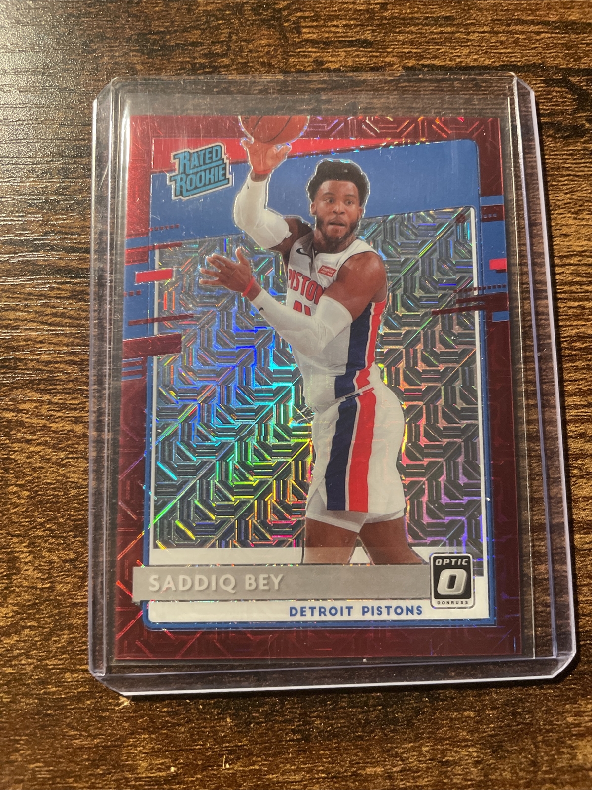 2020-2021 Donruss Optic Rated Rookie Saddiq Bey /88 Red Choice