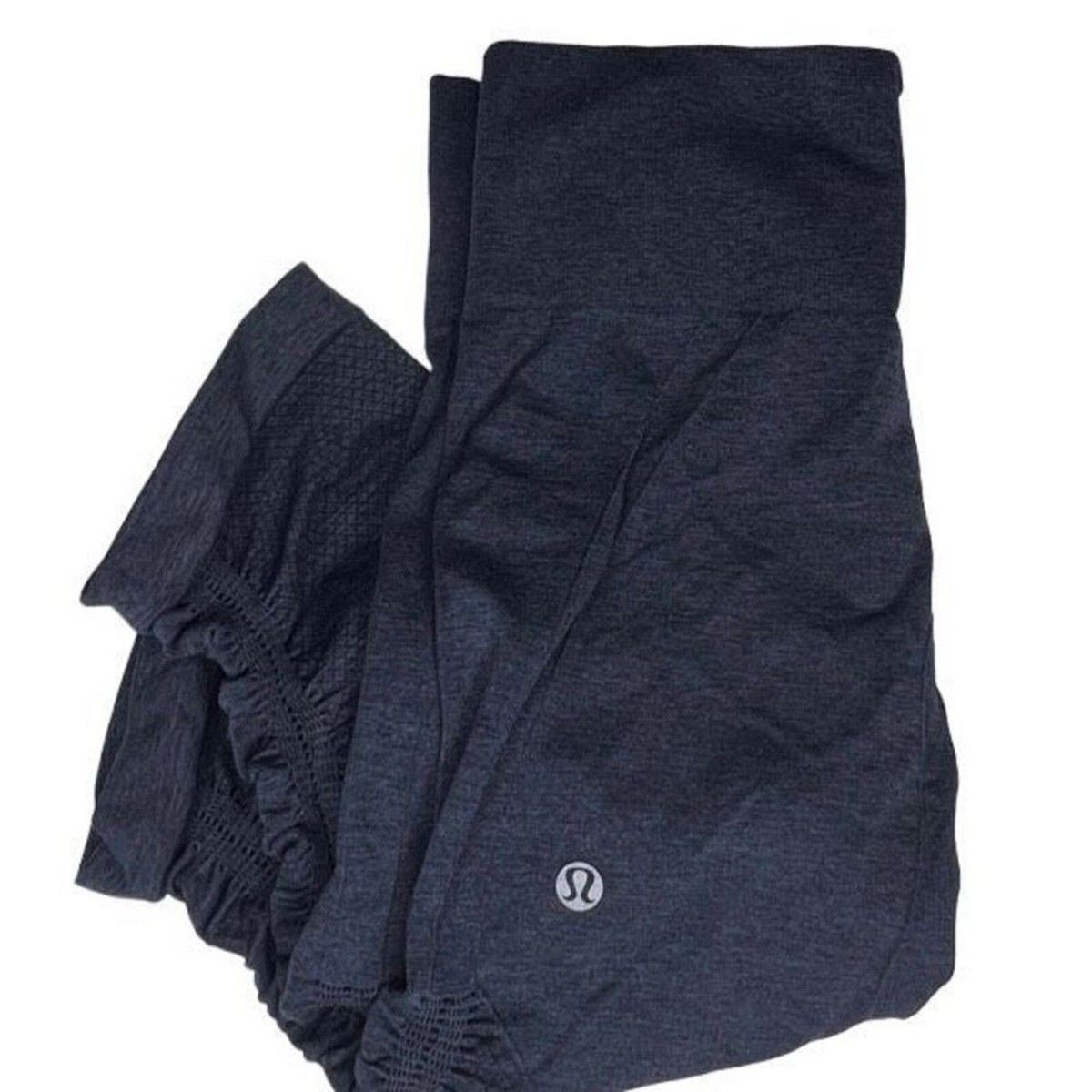 Lululemon Ebb and Flow Crop Leggings | Size 6 | Navy Blue View 2