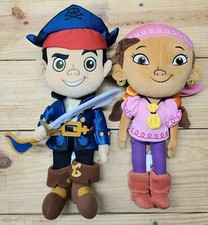 Disney Store Izzy  Jake Plush Doll 11" Jake And The Neverland Pirates