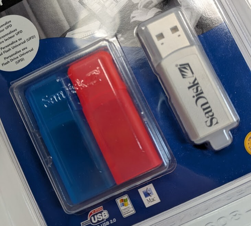 Clé USB SanDisk Cruzer Micro 512 Mo avec skins SDCZ4-512-A10 NEUF - Photo 4/9