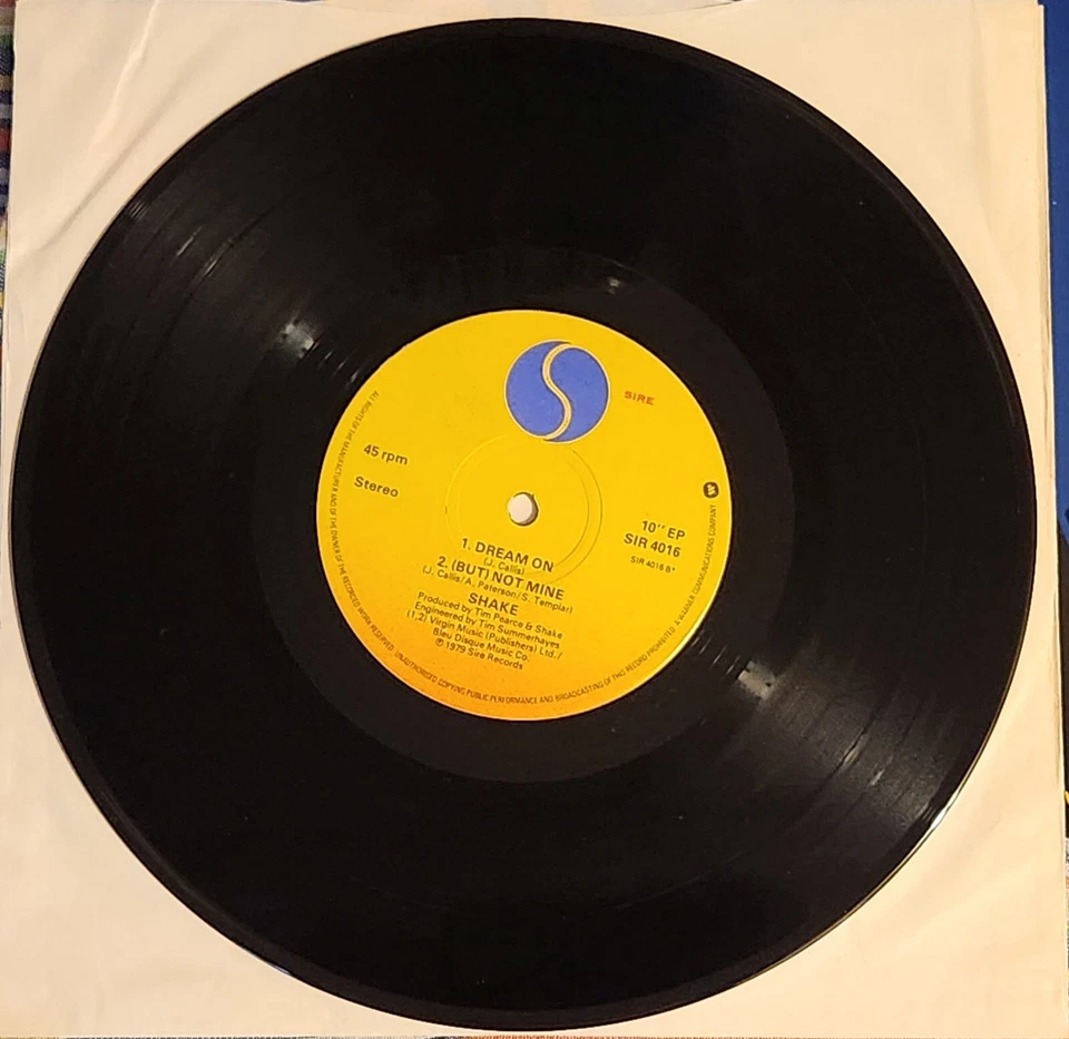 Shake - Culture Shock 10" EP Rezillos Revillos Jo Callis Scottish punk vinyl - Image 3 of 4